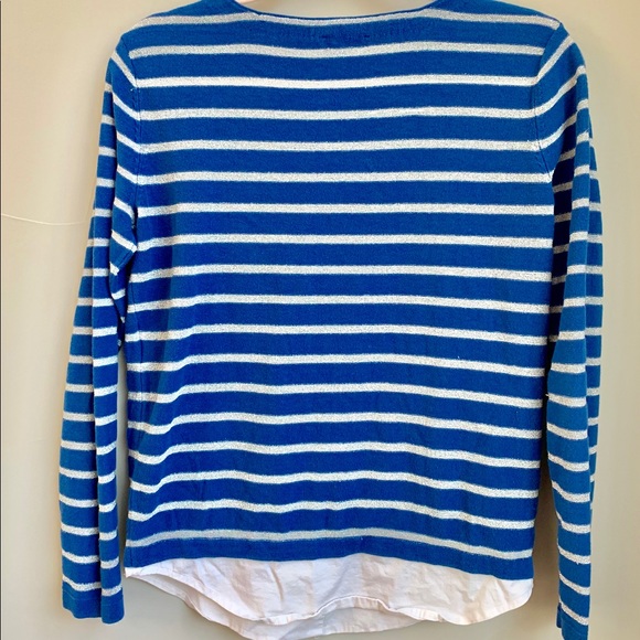 Blue and Silver Sweater. - Picture 2 of 2